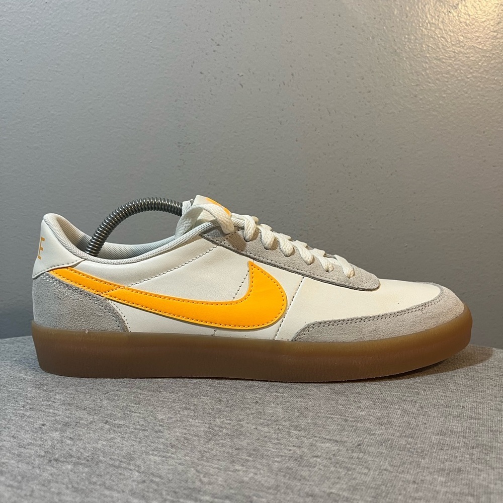 Nike Killshot 2 Leather Sneakers Sail Laser Orange Gum Men's Size 9.5 432997-125
